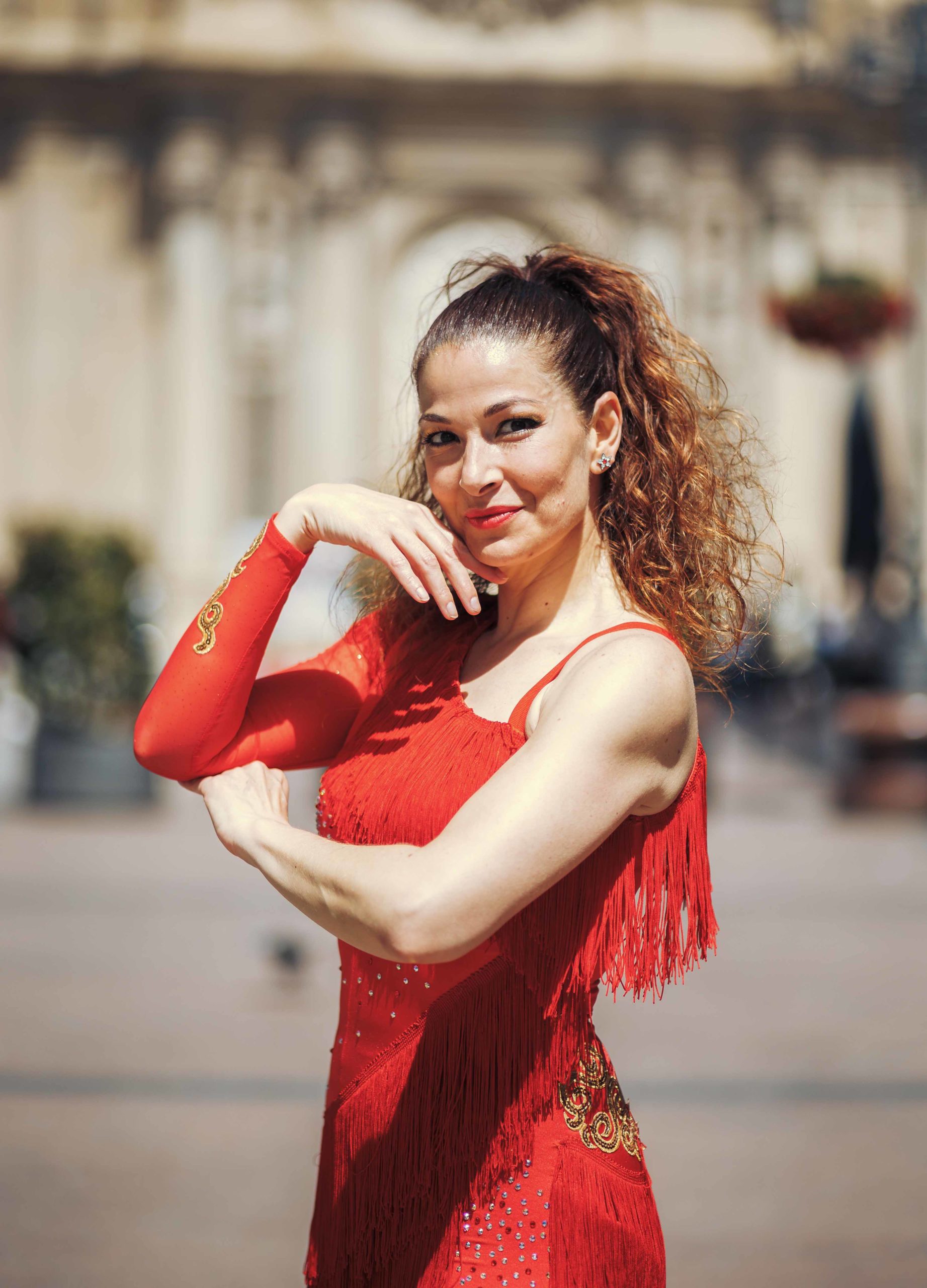 Virginia Bernabéu, directora y profesora de baile en Zaragoza